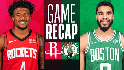 Celtics Dominate Rockets 145-113 | Key Player Performances 🚀
