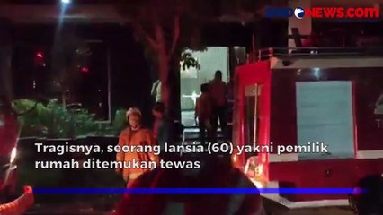 Rumah Mewah di Surabaya Terbakar, Penghuninya Tewas Dilahap Api