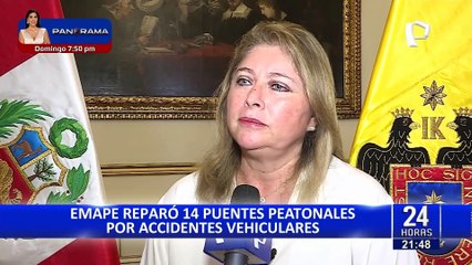 Download Video: Emape reparó 14 puentes peatonales dañados por accidentes vehiculares