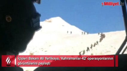 Bakan Yerlikaya görüntüleri paylaştı: Operasyona 518 personel katılıyor