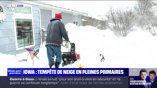 États-Unis: la tempête de neige dans l'Iowa pourrait dissuader certains électeurs d'aller voter pour la primaire républicaine
