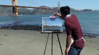 WHY the Golden Gate Bridge is RED_ by Zach king magic tricks.