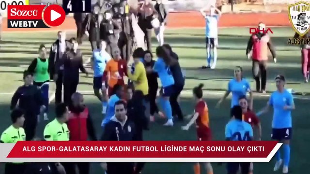 ALG Spor - Galatasaray kadın futbol ligi maçı sonunda yaşananların yankıları sürüyor