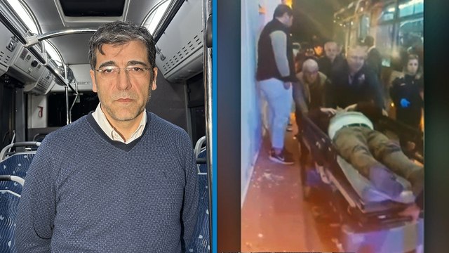 Adana'da kalp krizi geçiren yolcuyu otobüs şoförü hastaneye yetiştirdi
