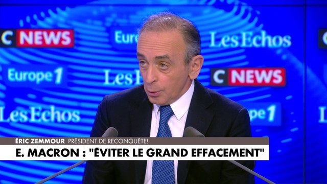 Eric Zemmour : «J’ai le sentiment qu’Emmanuel Macron empreinte ici ou là des références, des allusions, des mots… Et qu’il utilise un peu son double quinquennat comme une formation accélérée»