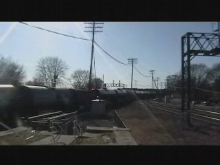 NS catfish leading a BNSF petrol train at ROCHELLE!!