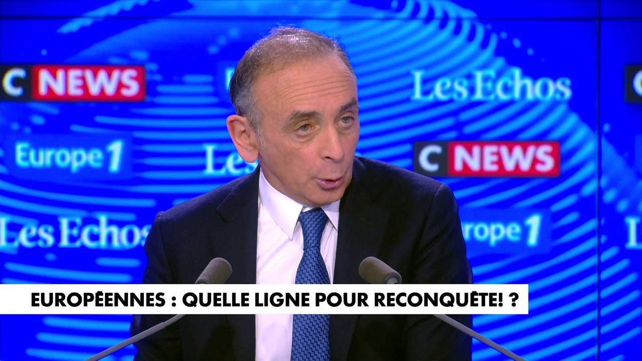 Eric Zemmour, au sujet des élections européenne...