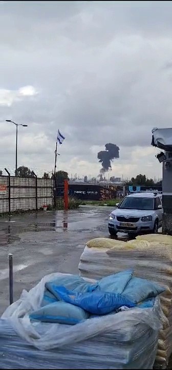 Beter olun! İsrail'in Hayfa Limanı'nda şiddetli patlama