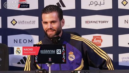 Nacho : "Je n'ai pas la moindre inquiétude quant à mon avenir"