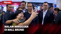 Blusukan di Mall Brunei, Warga Sambut Meriah dan Minta Foto Jokowi
