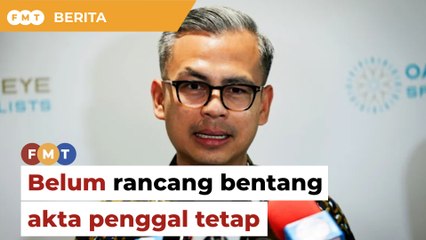 Belum rancang bentang akta penggal tetap, tapi Jemaah Menteri ada bincang, kata Fahmi