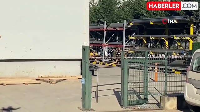 Organize Sanayi Bölgesi'nde kimyasal sızıntı alarmı: Gökyüzünü turuncu duman kapladı