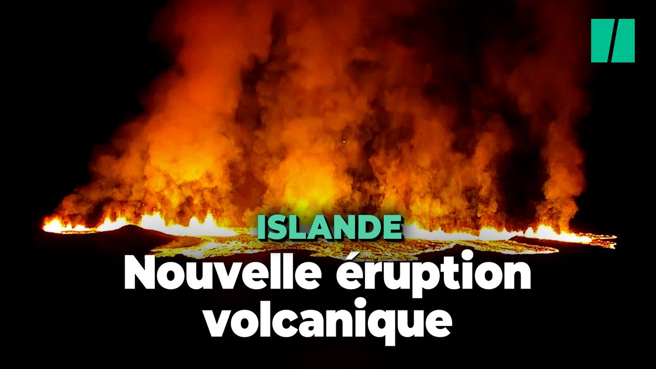 Les images spectaculaires de la nouvelle éruption en Islande près de Grindavík
