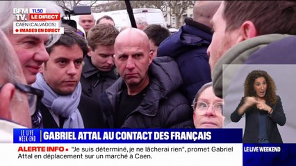 Gabriel Attal à un agriculteur: "L'un des premiers projets de loi que je présenterai est un projet de loi sur le renouvellement des générations en agriculture"