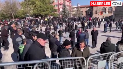 Aksaray şehidine son görev