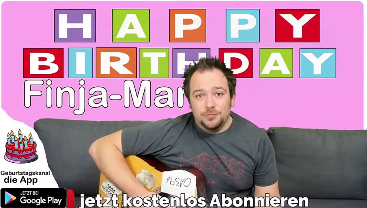 Happy Birthday, Finja-Mari! Geburtstagsgrüße an Finja-Mari