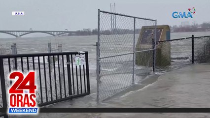 Malaking bahagi ng Amerika, binaha sa gitna ng winter storm | 24 Oras Weekend