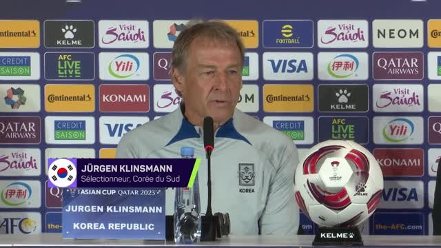 Corée du Sud - Klinsmann : “Nous voulons bien faire, nous voulons aller loin”