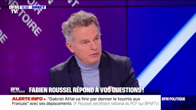 Je pense que le président de la République a commis une faute grave : Fabien Roussel réagit aux propos d'Emmanuel Macron sur Gérard Depardieu