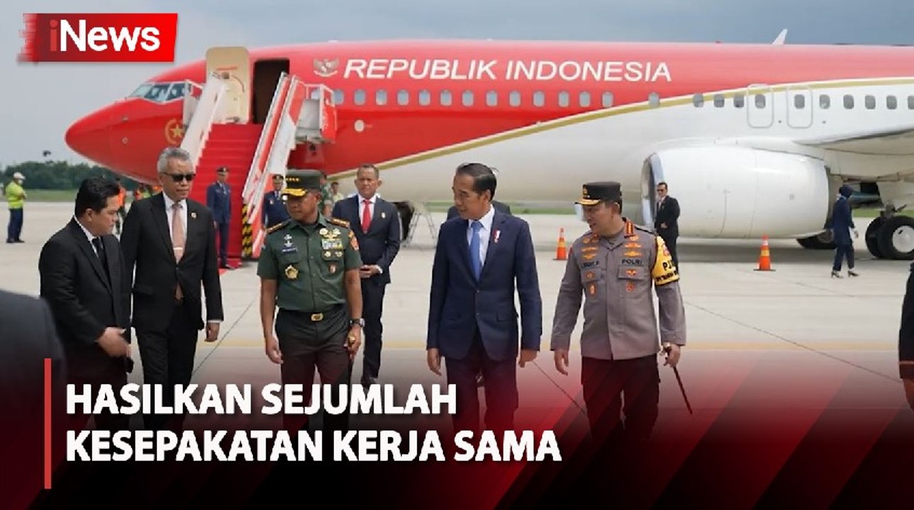 Presiden Jokowi Tiba di Tanah Air usai Kunjungan ke Tiga Negara ASEAN