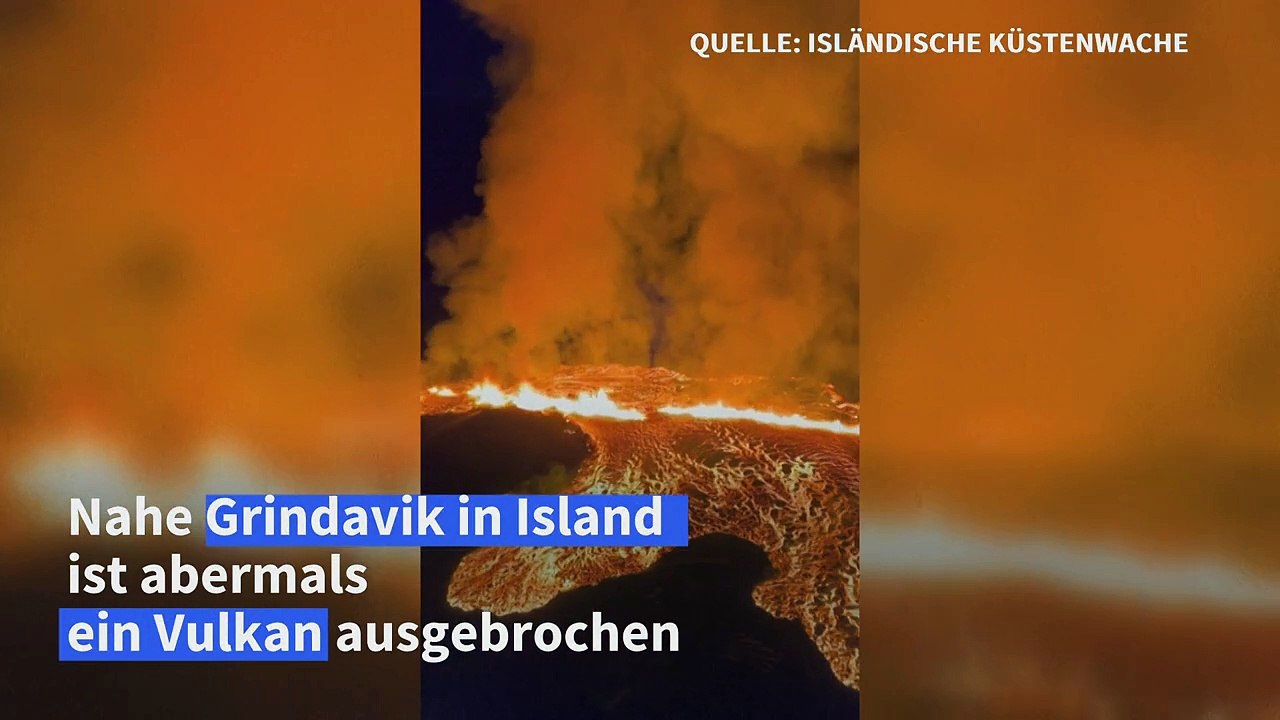 Erneuter Vulkanausbruch auf Island
