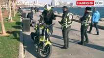İstanbul'da yürüyüş yolunda motor kullanan sürücülere ceza yağdı