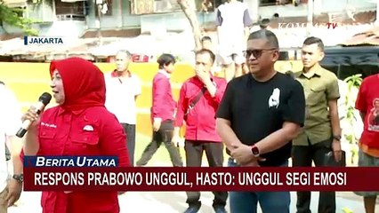 Respons Pernyataan TKN Soal Prabowo Unggul, Hasto: Unggul Segi Emosi