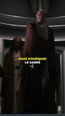 Pourquoi le sabre de Mace Windu esr violet ?