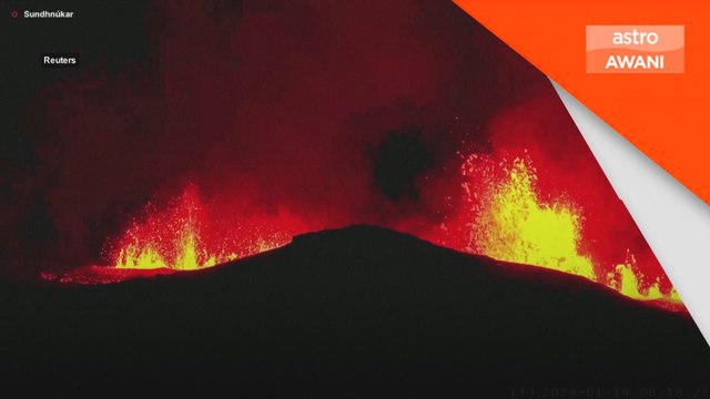 Gunung berapi meletus di Iceland