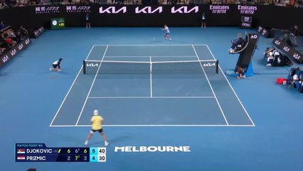 Djokovic vs. Prizmic, resumen
