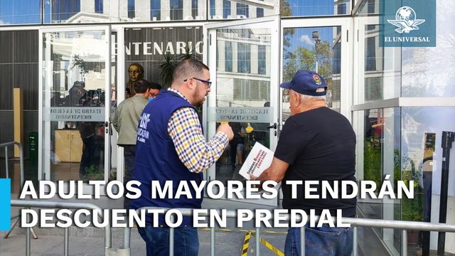 ¿Qué descuentos en predial aplicará el gobierno a adultos mayores de la CDMX?