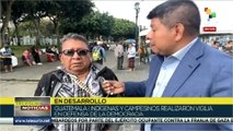 Sectores populares en Guatemala se movilizan para defender su voto