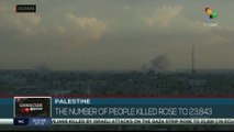 FTS 12:30 14-01: Number of civilians killed by Israeli strikes in Gaza Strip rises to 23,800