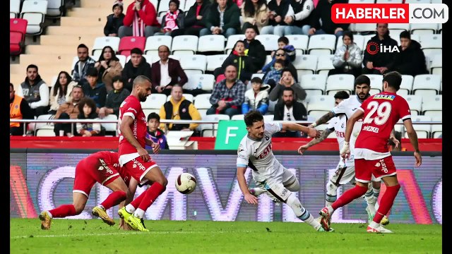 Trendyol Süper Lig: Antalyaspor 1 - Trabzonspor 1 (Maç sonucu)