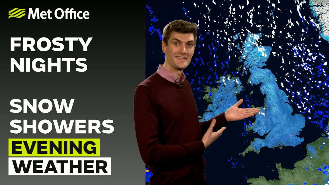 Met Office Evening Weather Forecast 14/01/24 – Tuning cold across the UK