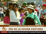 Larenses recorren más de 7 kilómetros para acompañar la procesión de la Divina Pastora