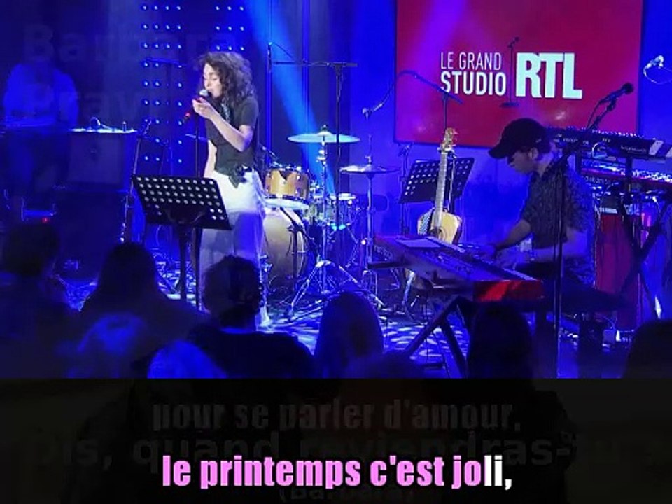 Barbara Pravi_Dis quand reviendras-tu (Barbara)(Clip Live Le Grand Studio RTL)