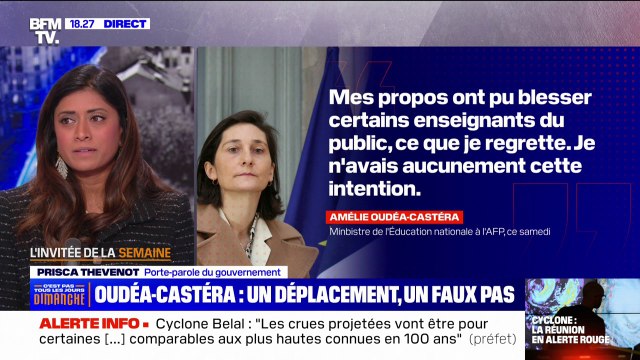 Un moment stop aux polémiques vaines : Prisca Thevenot, porte-parole du gouvernement, revient sur la polémique après les propos d'Amélie Oudéa-Castéra, ministre de l'Éducation nationale