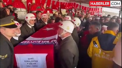 Pençe-Kilit Operasyonu Şehidi Kemal Batur Son Yolculuğuna Uğurlandı