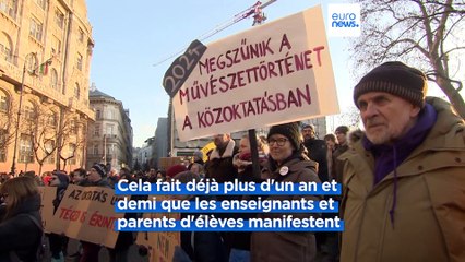 Nouvelle manifestation des enseignants à Budapest