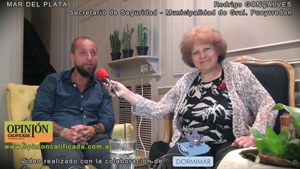 Rodrigo Gonçalves: la seguridad en Mar del Plata
