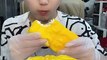 #13 Desserts mukbang/ASMR || Custard dessert set || crepe cake, towel roll crepe cake