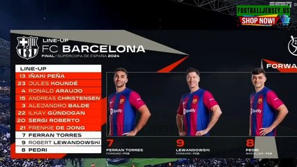 Real Madrid 4 - Barcelona 1. Spanish Super Cup Final