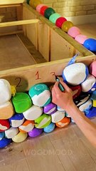 Creative bubble furniture out of cement and balloons