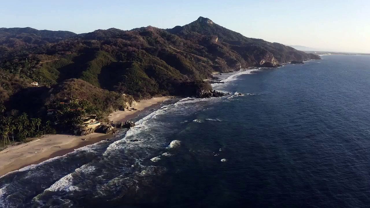 Natural seashore landscape