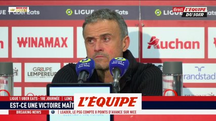Luis Enrique : « Vous avez envie de folie, je vous la laisse » - Foot - L1 - PSG