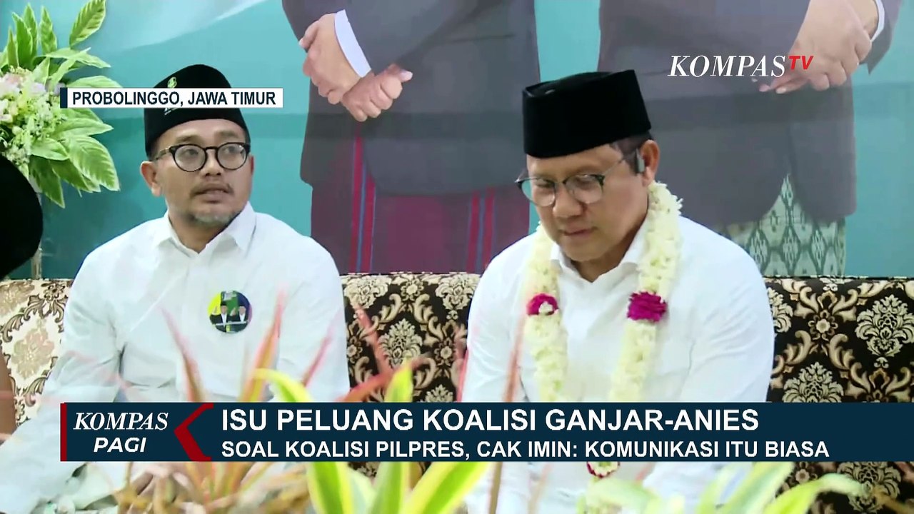 Soal Peluang Koalisi Ganjar-Anies, Cak Imin: Komunikasi Itu Biasa