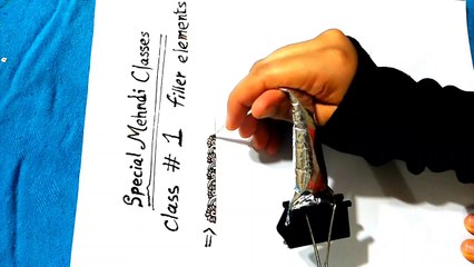 Kashis mehndi class 1 for beginners || how to draw henna || mehandi course