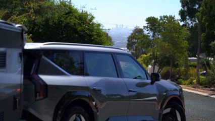 Bassendean family hopes to use electric 4WD to tow pop-up caravan around Australia