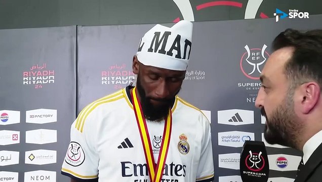 Antonio Rüdiger Arda Güler benim için Arda abi. Onu Mesut Özil'e benzetiyorum